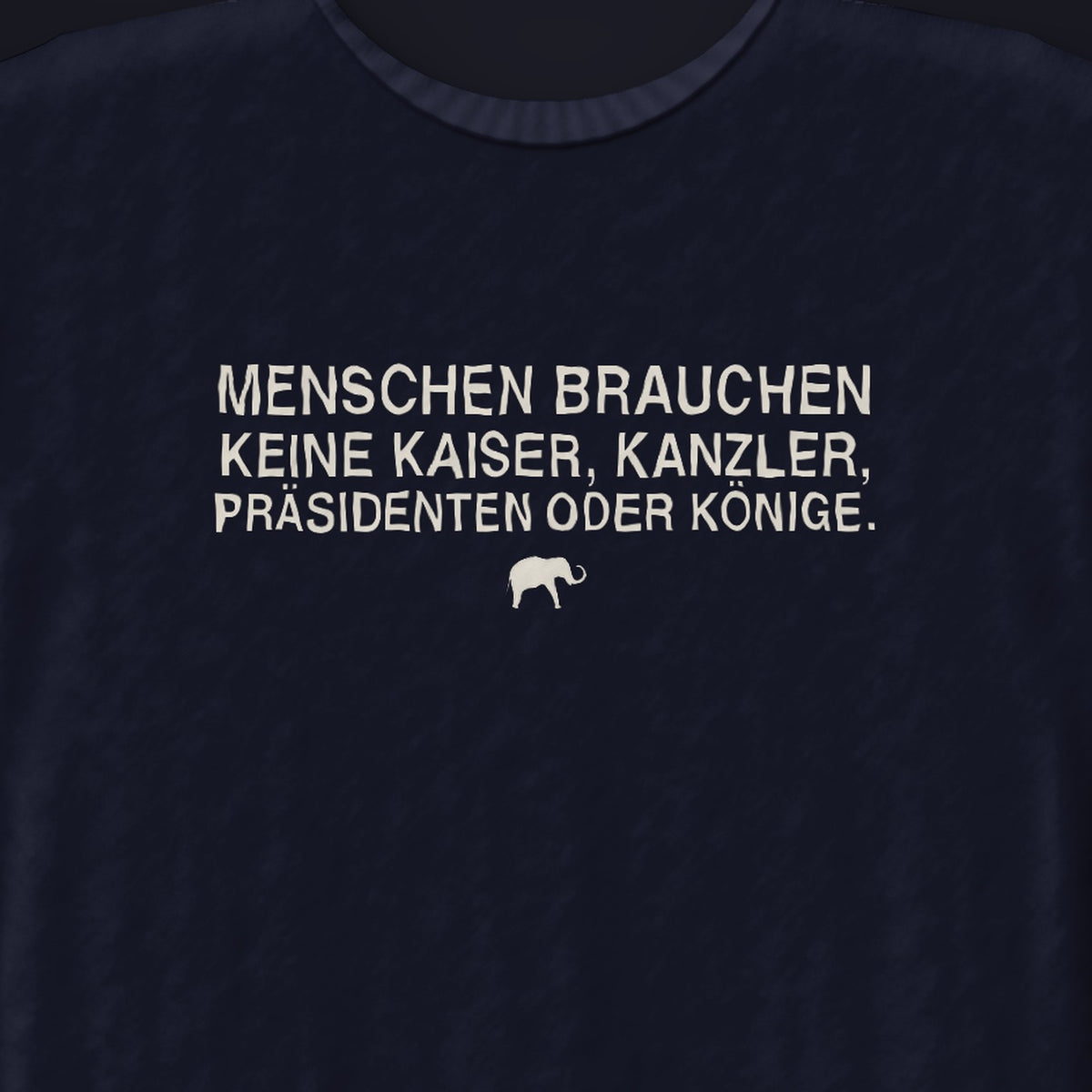 RAHMENBEDINGUNGEN — Nahaufnahme des Drucks auf dem Stoff