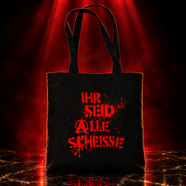 IHR SEID ALLE SCHEISSE - Stoffbeutel - Produktfoto