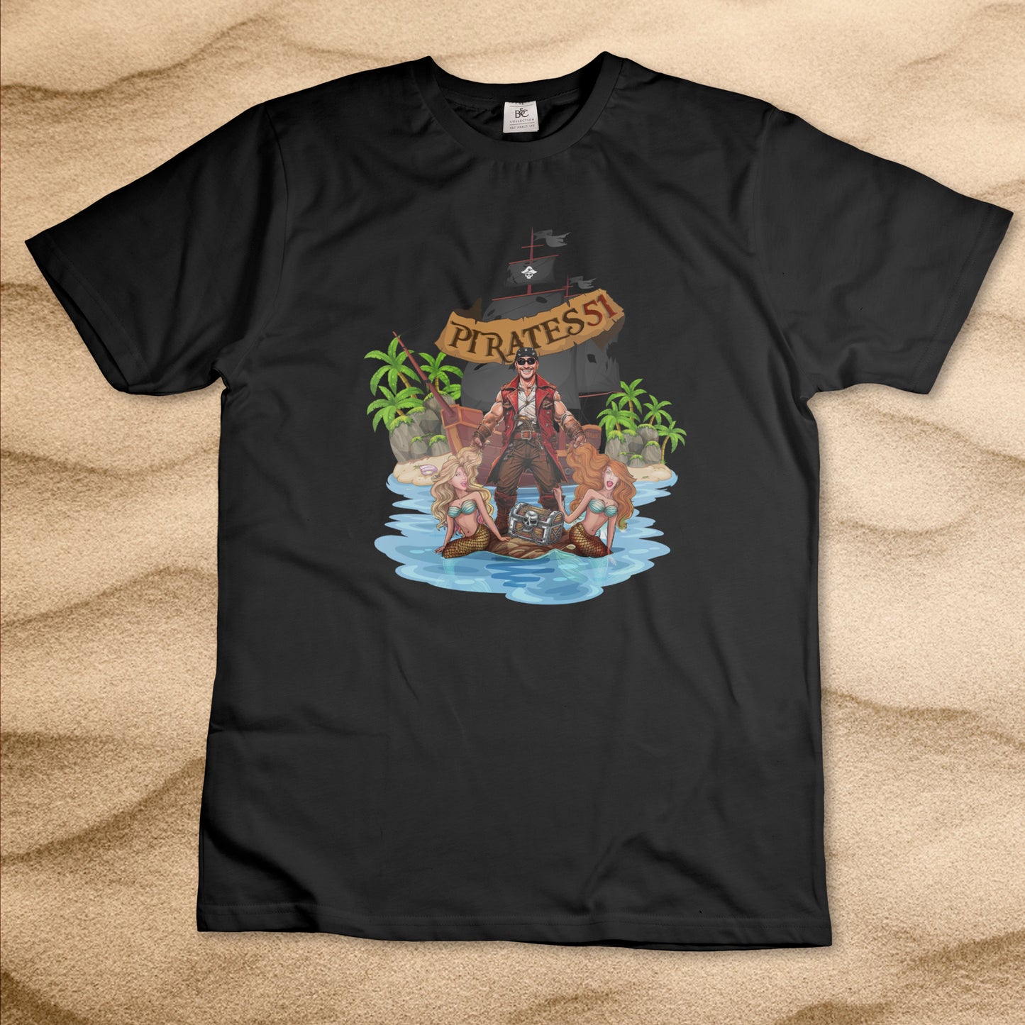 Limited Pirateninsel T-Shirt (Schwarz)