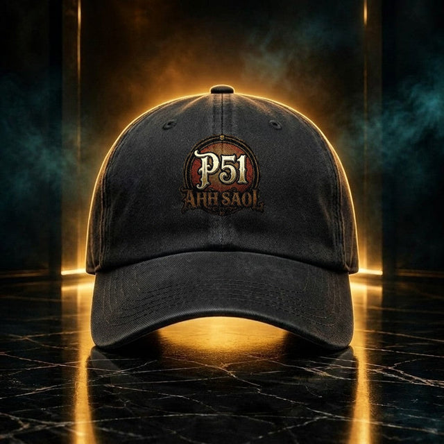 P51 AHH SAOL — Dad Cap Schwarz