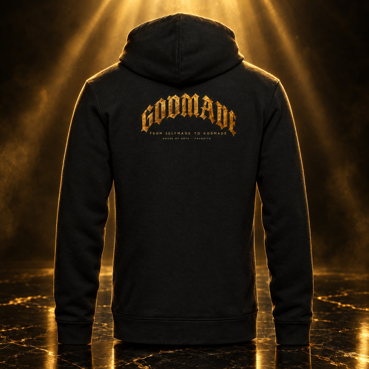 GODMADE Hoodie Rueckseite - Produktfoto