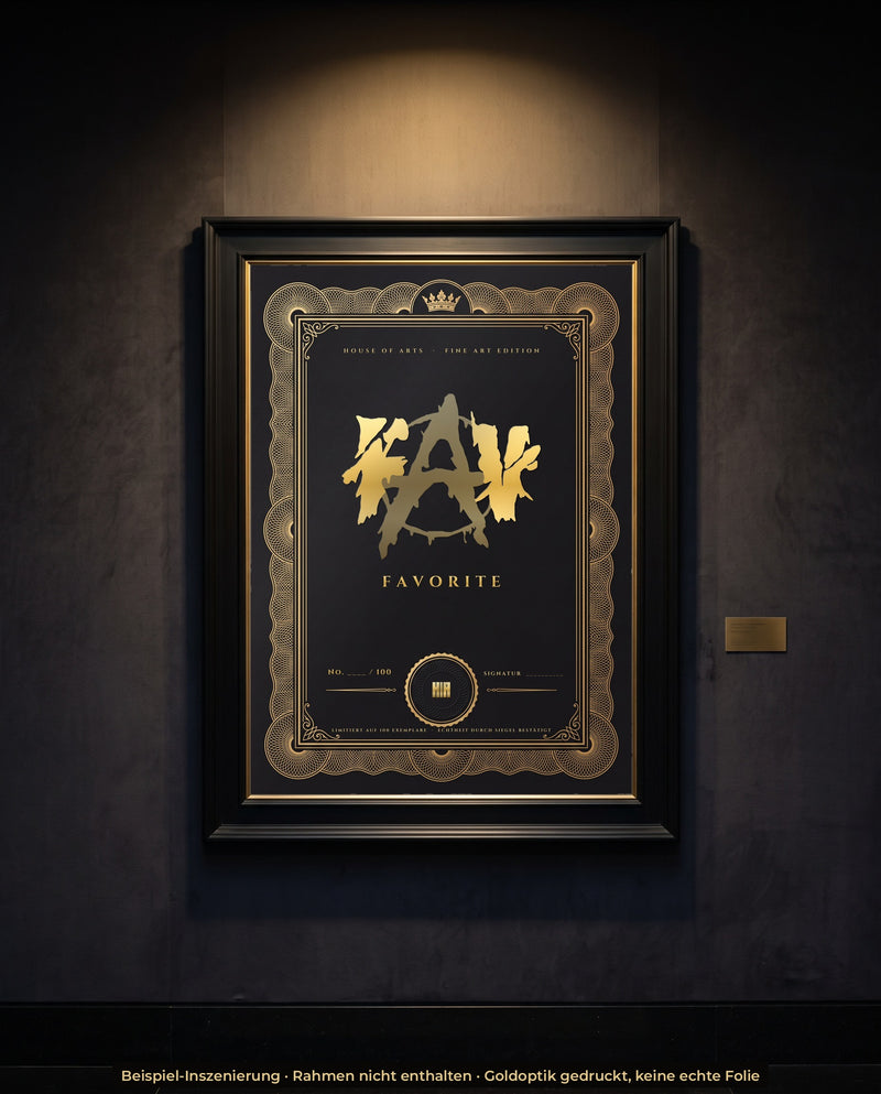 FAVORITE — Kunstdruck