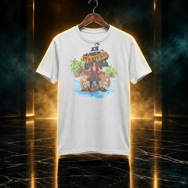 Pirateninsel T-Shirt Weiß, Playboy51 Limited