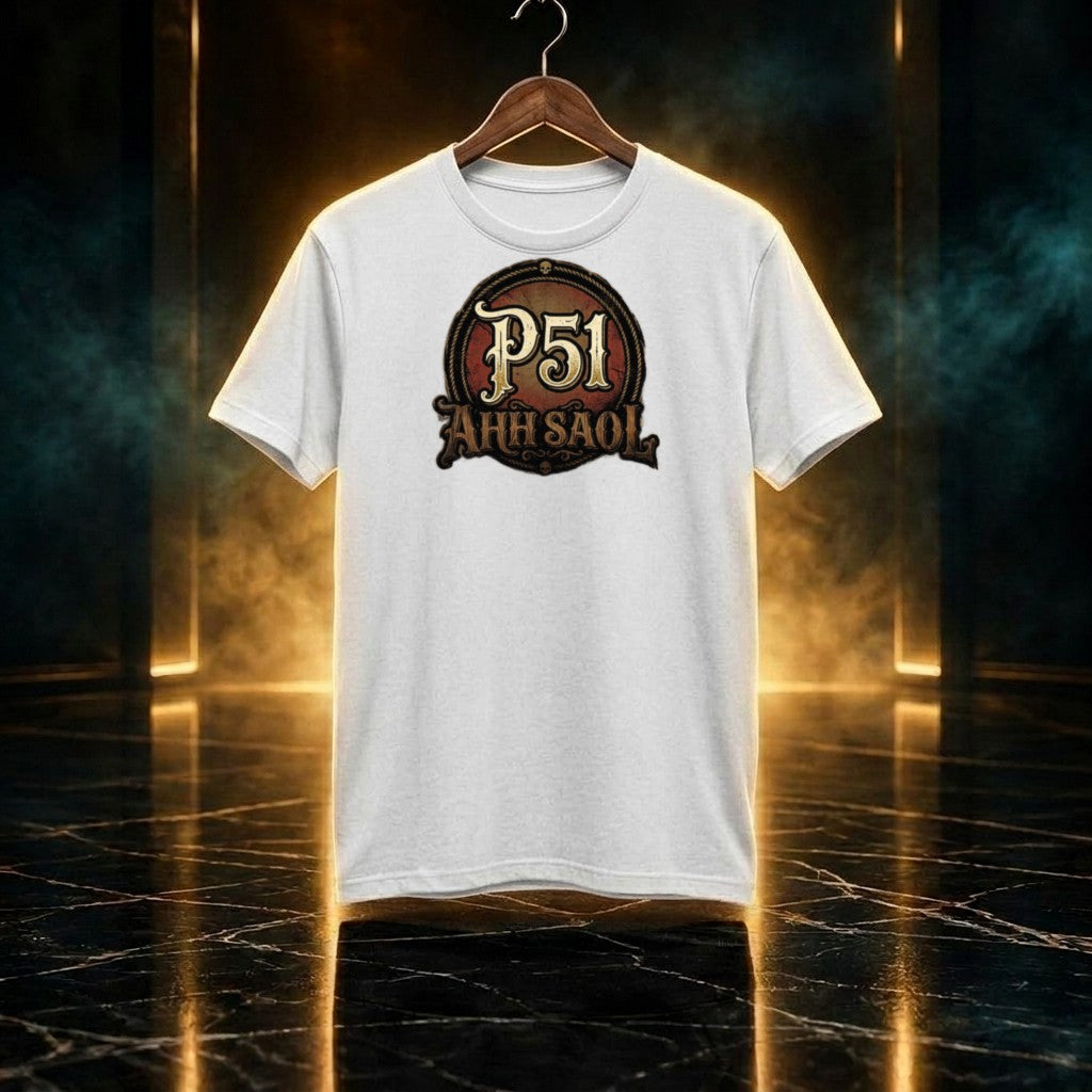 P51 AHH SAOL T-Shirt weiß, Vorderseite