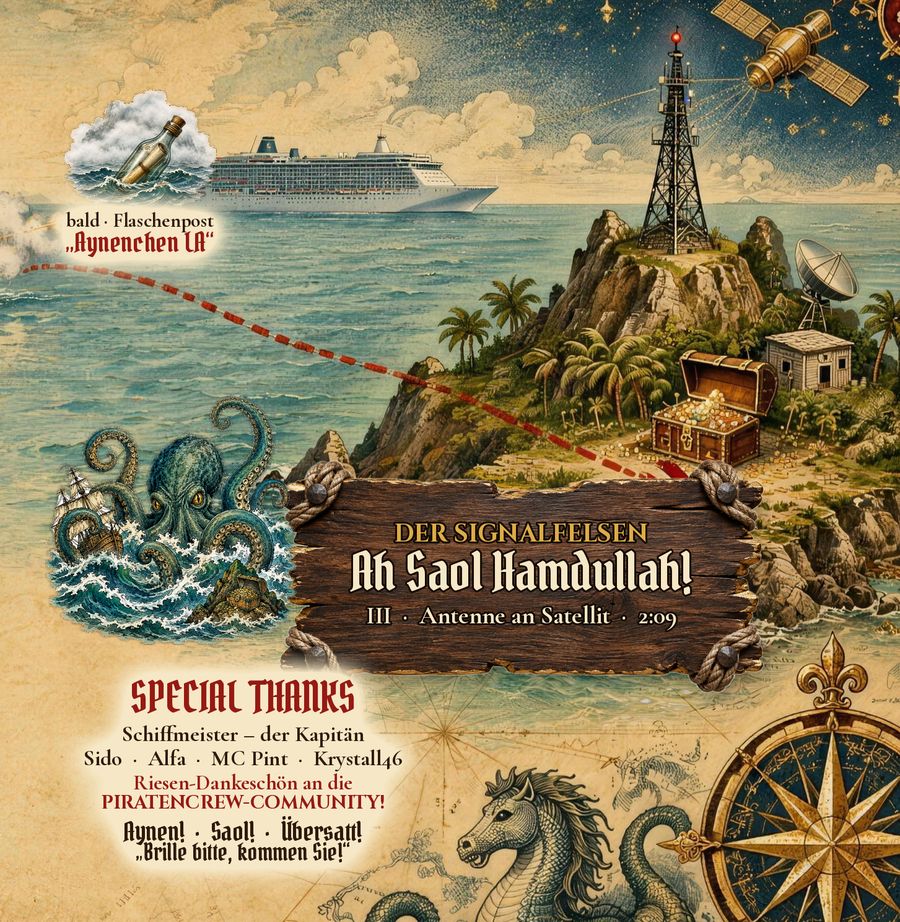 Booklet rechte Innenseite: Ah Saol Hamdullah, Special Thanks